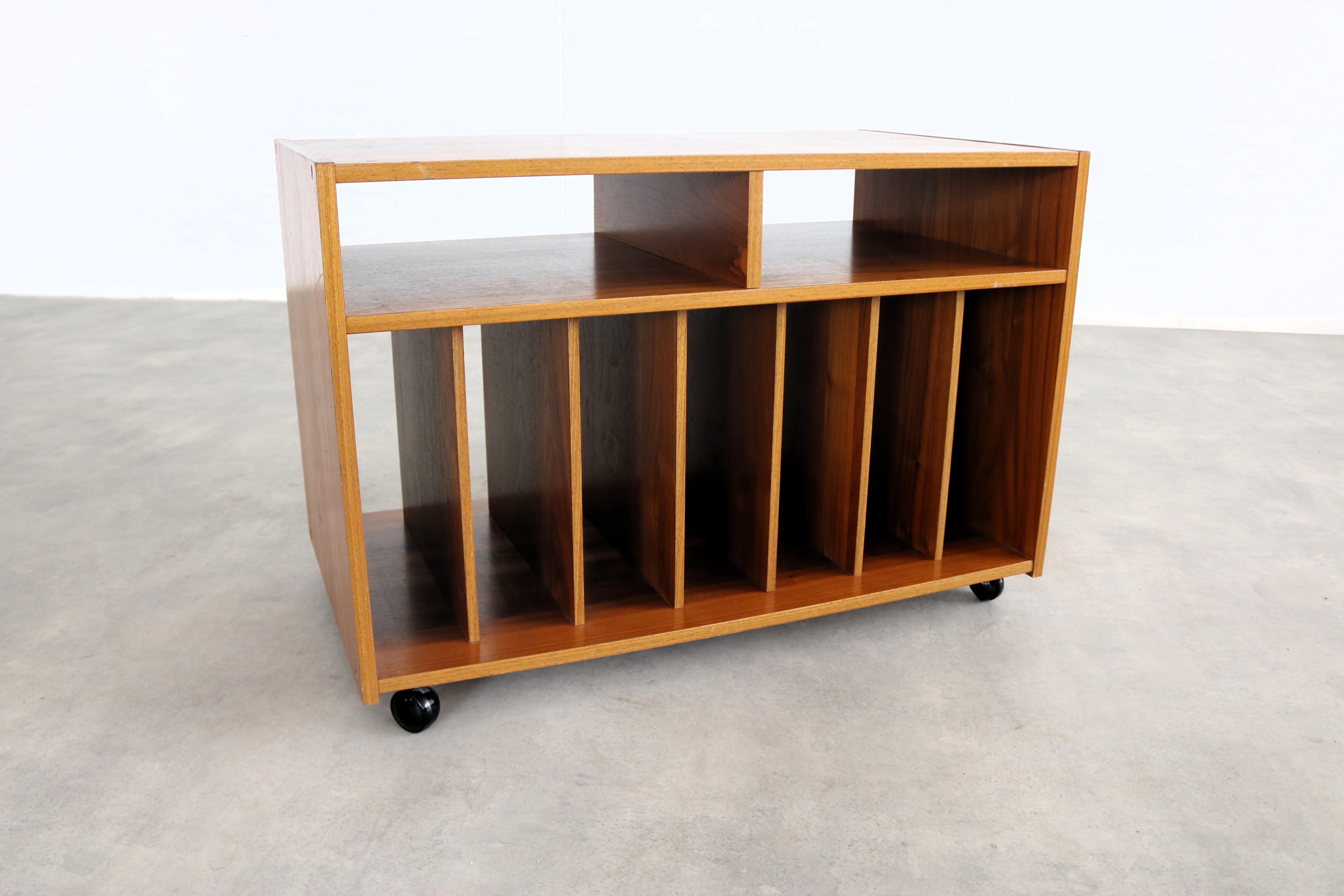 Late 20th Century vintage vinyl cabinet  audio furniture  1960s  Sweden For Sale