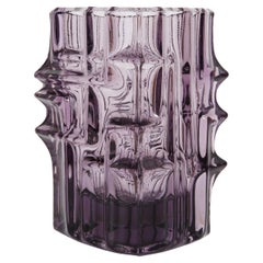 Vase violet vintage de Vladislav Urban, Union de Sklo, 20e siècle, Europe, années 1960