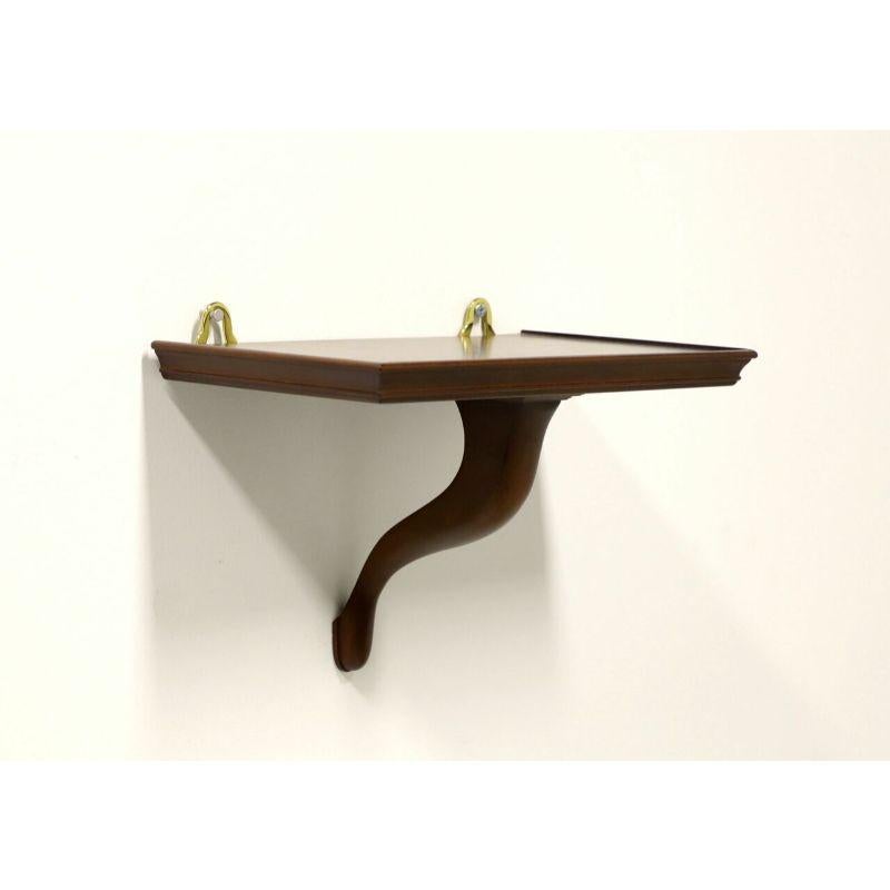 VIRGINIA METALCRAFTERS Mahogany Colonial Williamsburg Petite Wall Shelf 1