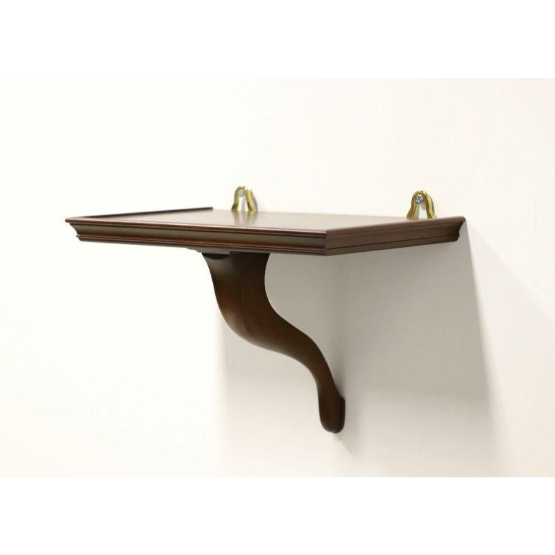 Chippendale VIRGINIA METALCRAFTERS Mahogany Colonial Williamsburg Petite Wall Shelf