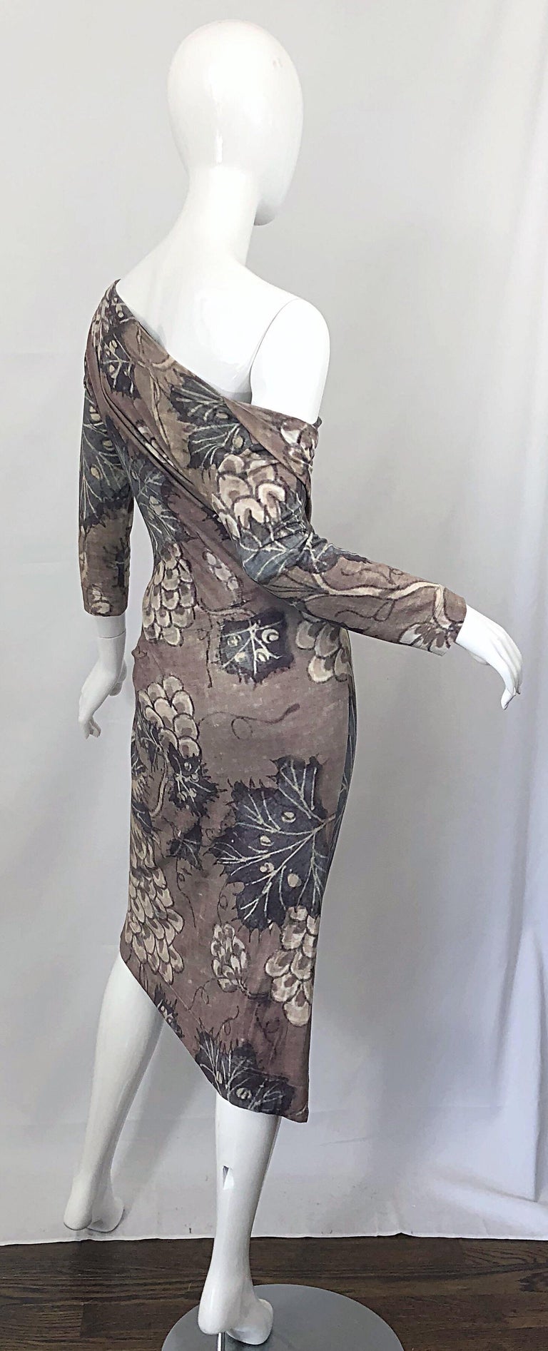 Vintage Vivienne Westwood 1990s Brown + Blue Lead Print ...