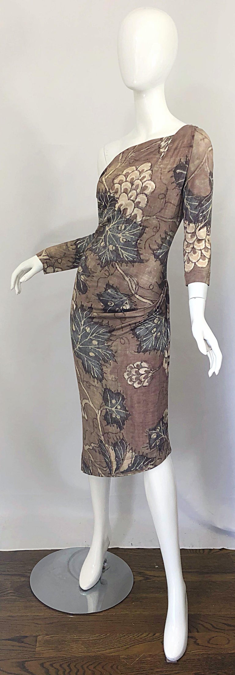 Vintage Vivienne Westwood 1990s Brown + Blue Lead Print ...