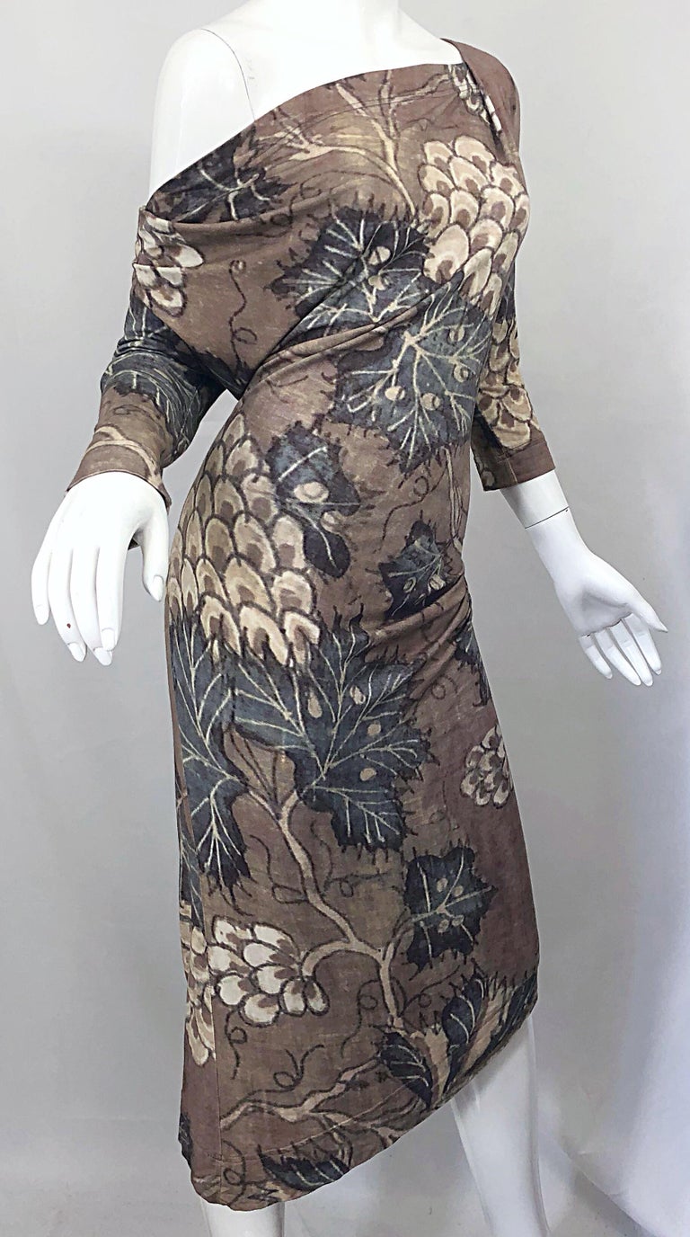 Vintage Vivienne Westwood 1990s Brown + Blue Lead Print ...