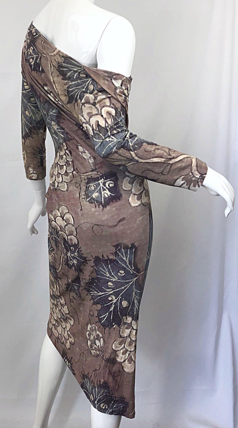 Vintage Vivienne Westwood 1990s Brown + Blue Lead Print ...