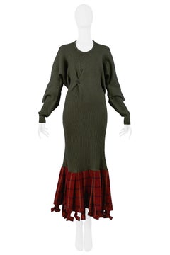Vintage Vivienne Westwood Clint Eastwood Penis Button Dress 1984-85
