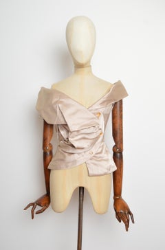Corset vintage Vivienne Westwood Gold Label couleur « Oyster Champagne » - Bustier