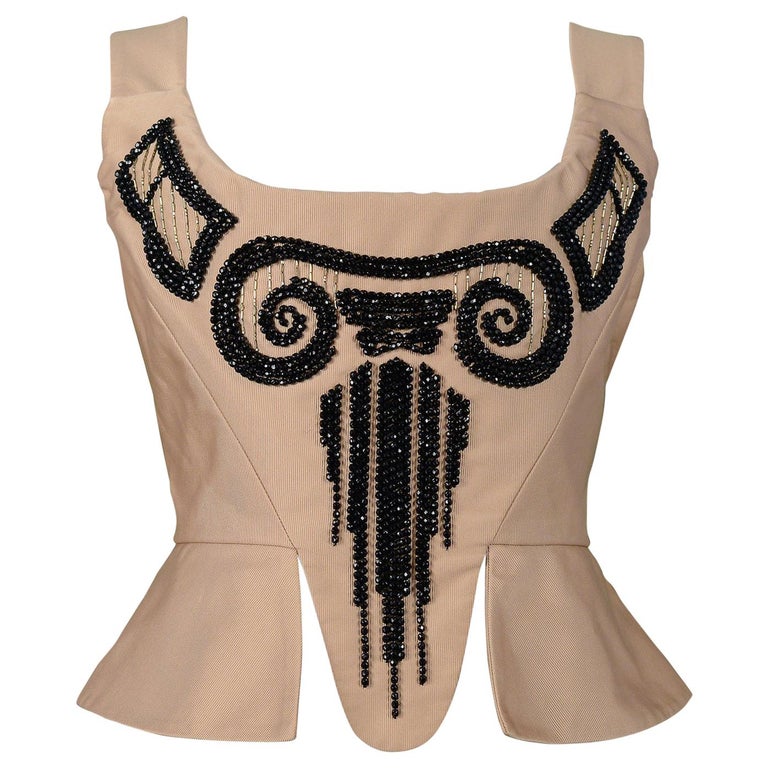 Vintage Vivienne Westwood Grecian Beaded Corset For Sale ...