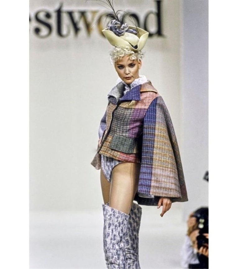 Vintage Vivienne Westwood Harris Tweed Jacket 1994 For Sale at 1stDibs