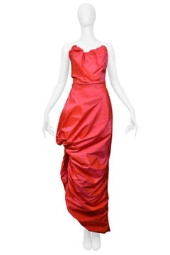 Vintage Vivienne Westwood Hot Pink Corset Gown