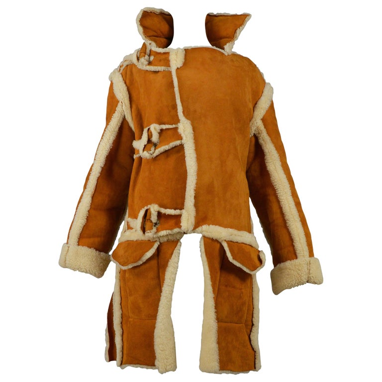 Vintage Vivienne Westwood Malcolm Mclaren Suede Shearling Buffalo