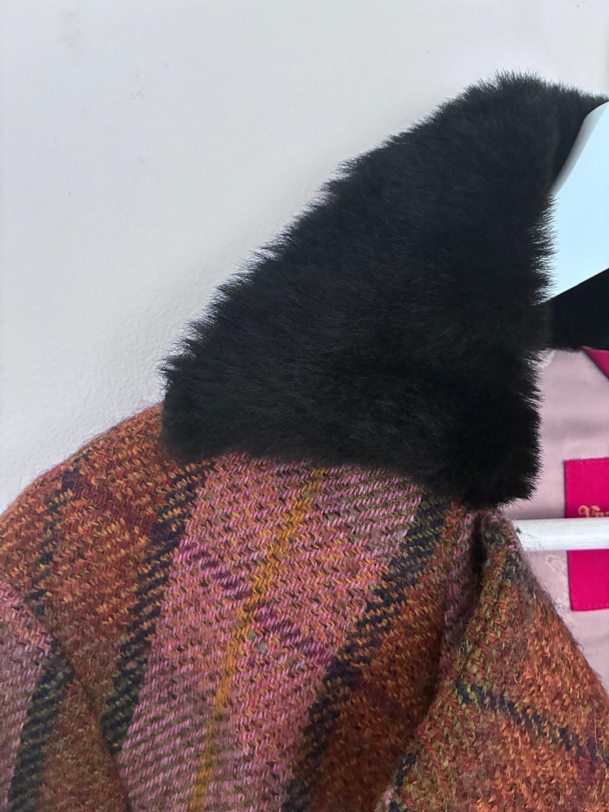 Traje con falda de tartán vintage Vivienne Westwood RED LABEL by VIVIENNE WESTWOOD - Años 90 Negro en venta