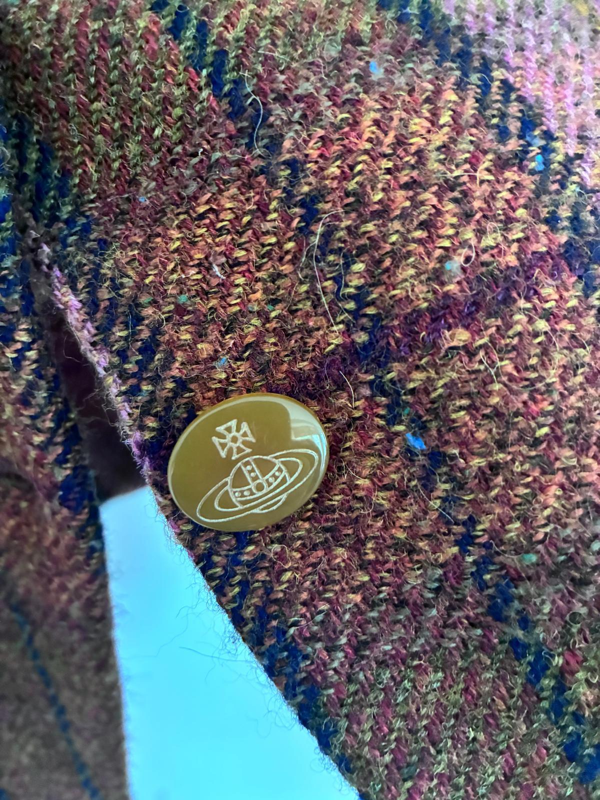 De las mujeres Traje con falda de tartán vintage Vivienne Westwood RED LABEL by VIVIENNE WESTWOOD - Años 90 en venta