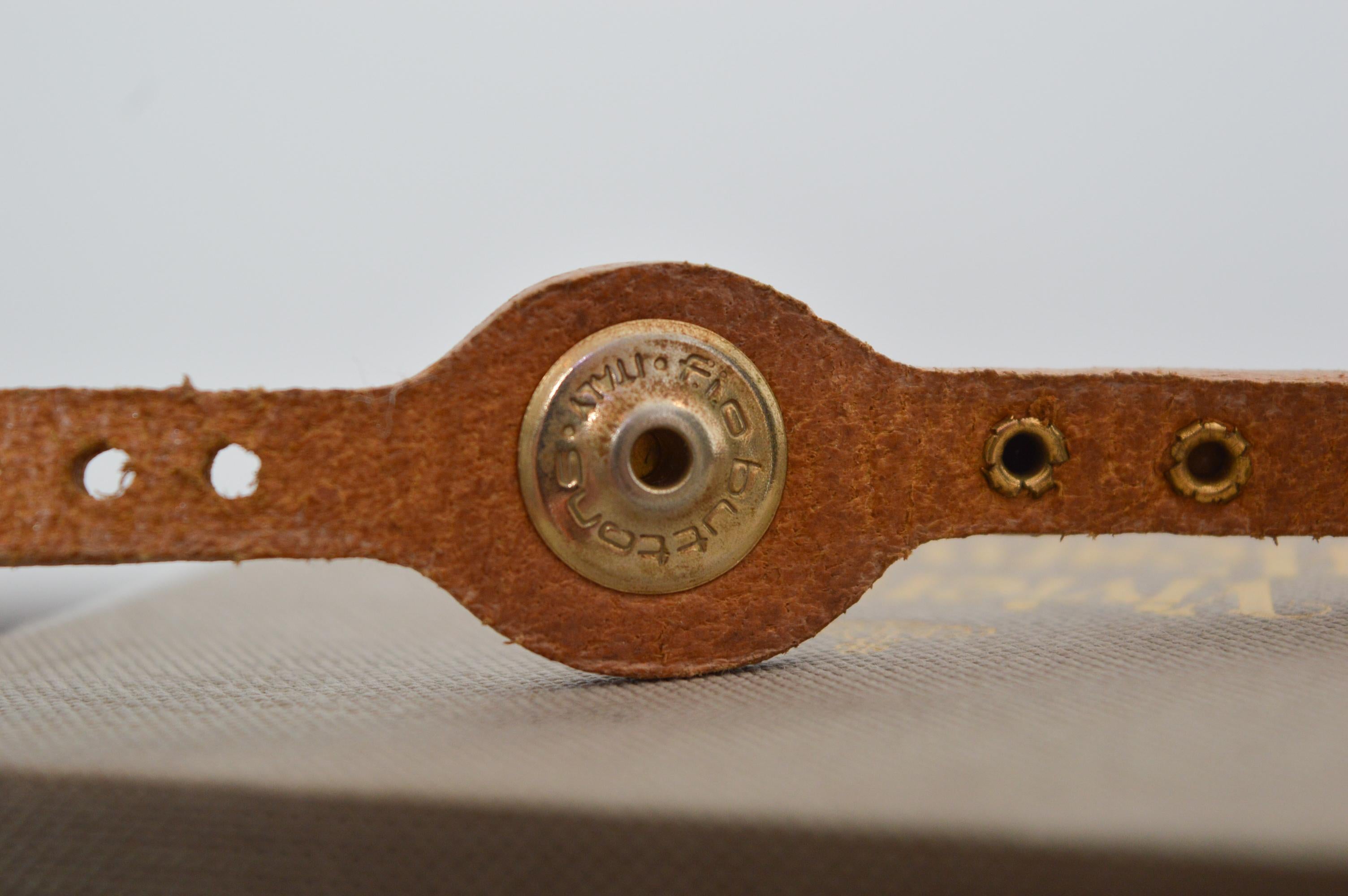 Vintage VIVIENNE WESTWOOD Tan Beige Leather & Swarovski Rhinestone Choker UNISEX 10