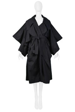 Vintage Vivienne Westwood Worlds End Black "Witches" Trench Coat 1983-84