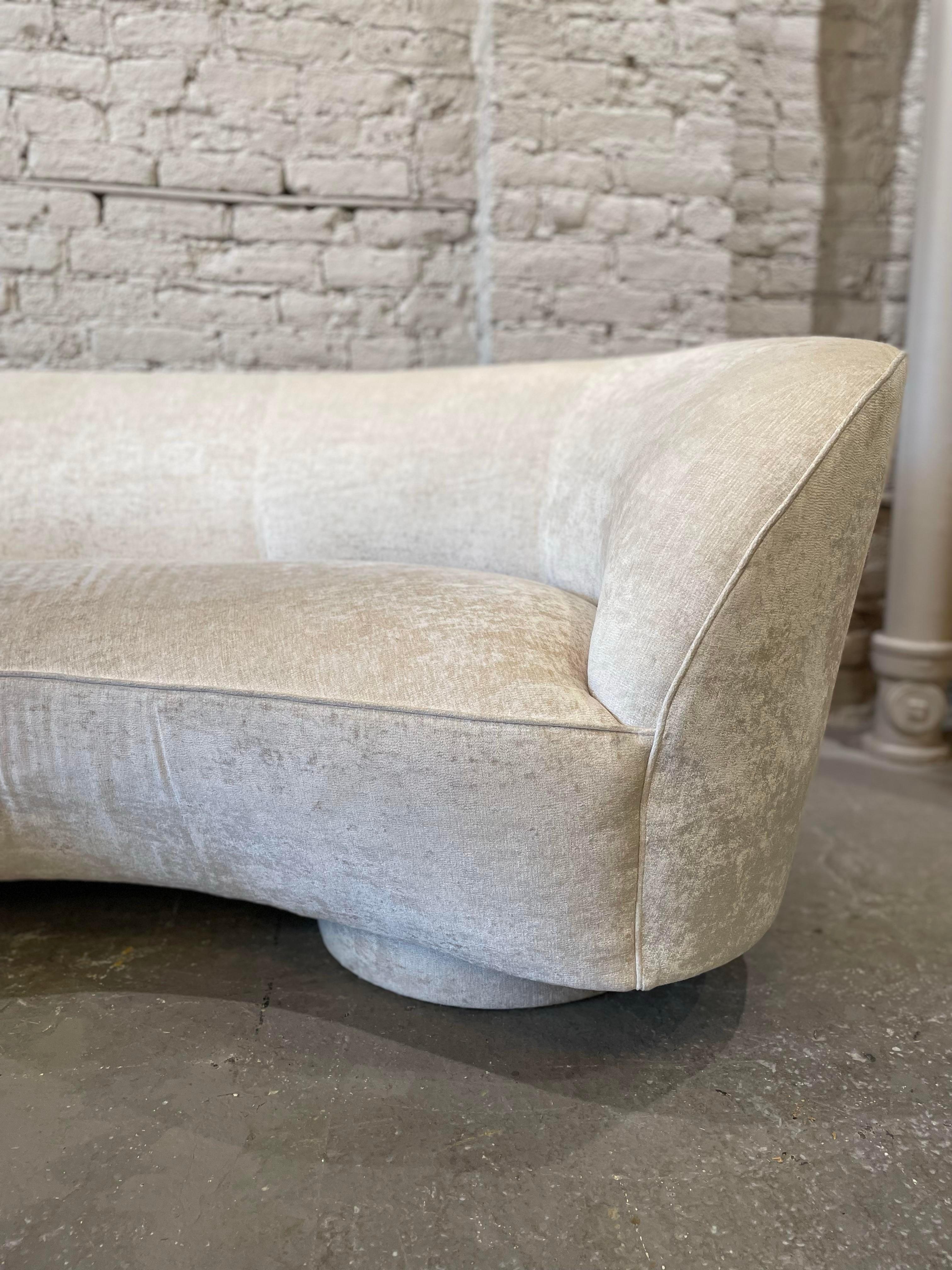 Vladimir Kagan Directional Cloud Sofa, Vintage, 1980er Jahre (Textil) im Angebot