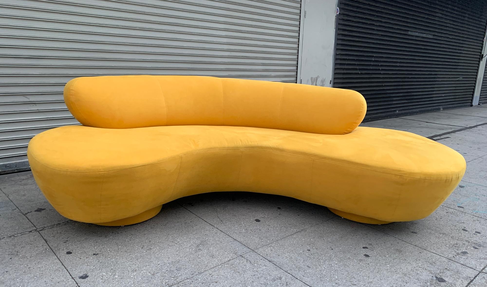 American Vintage Vladimir Kagan for Directional, Serpentine Sofa