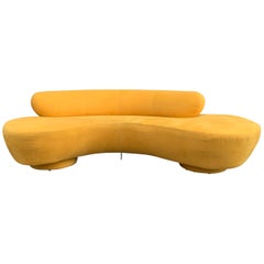 Used Vladimir Kagan for Directional, Serpentine Sofa