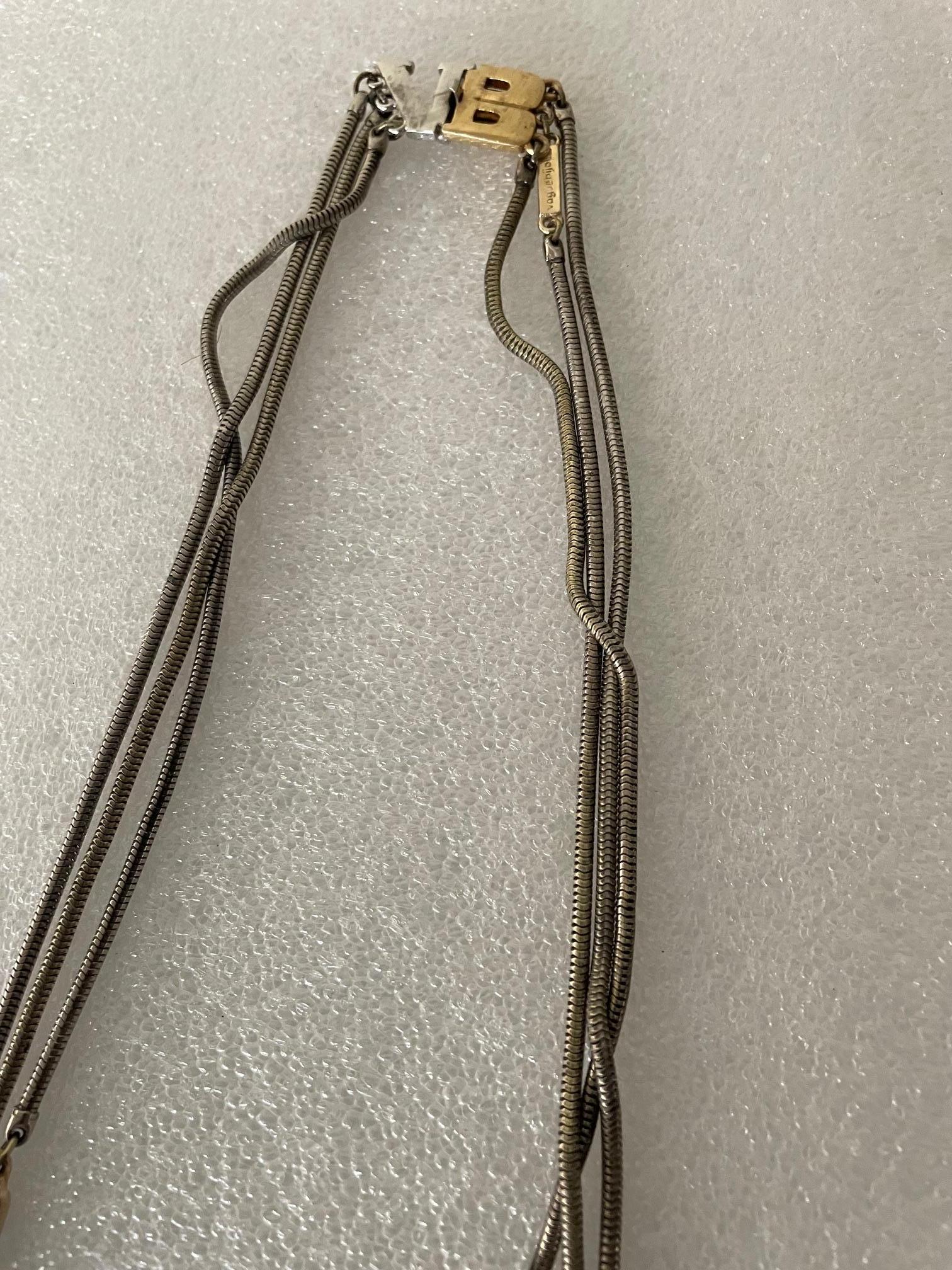 Américain Collier Vintage Vogue Bijoux en vente
