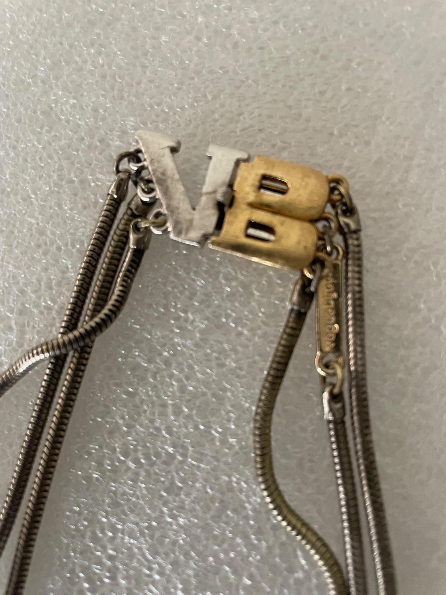 Collier Vintage Vogue Bijoux Bon état - En vente à Nivelles, BE