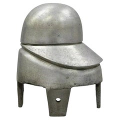 Vintage Vogue New York Aluminum 22 450 Woman's Hat Block Mold Form Millinery D