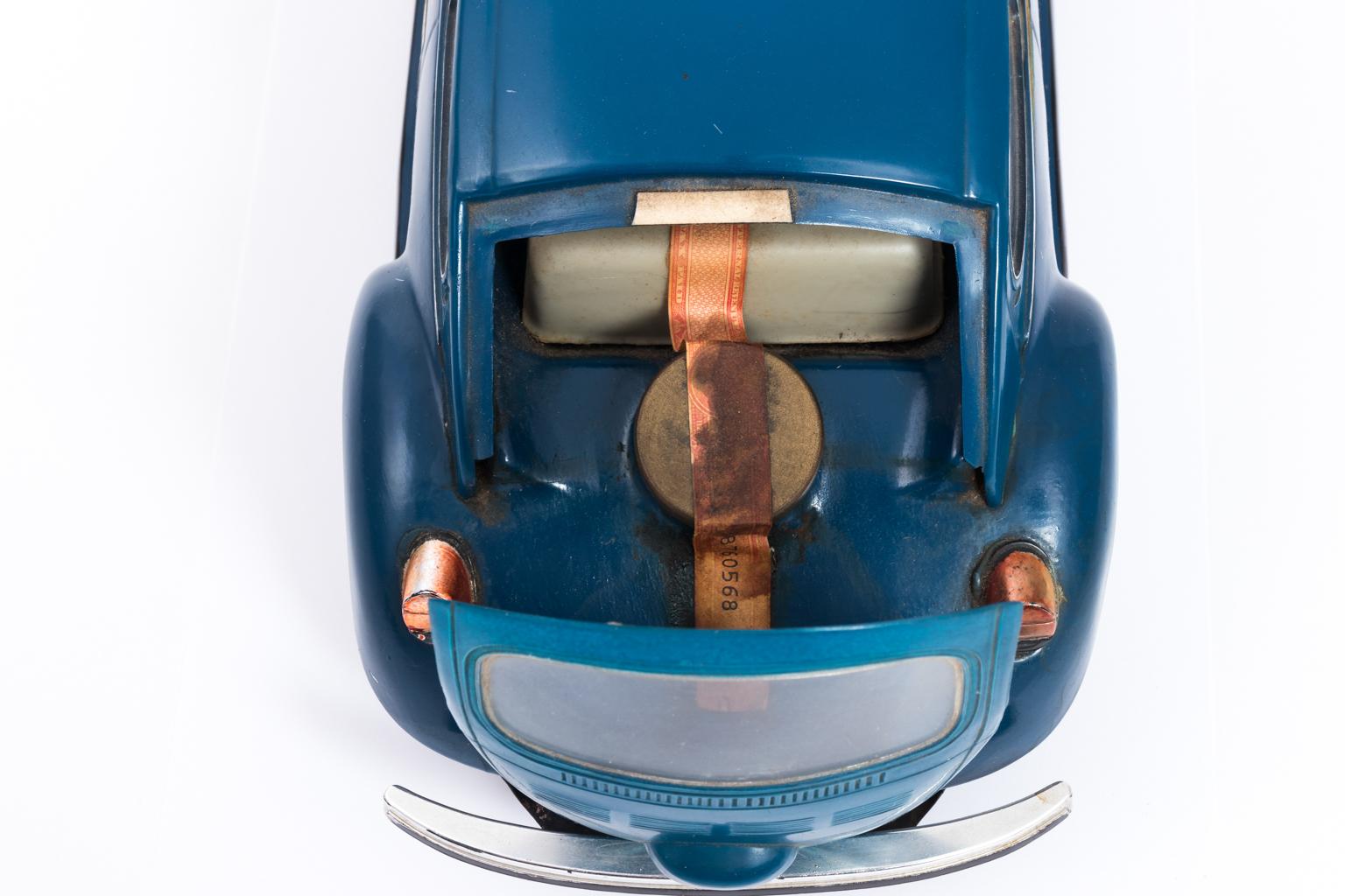 Mid-Century Modern Vintage Volkswagen Beetle Decanter, circa 1973