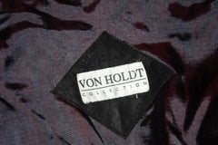Vintage Von Holt Collection Suede and Leather Coat
