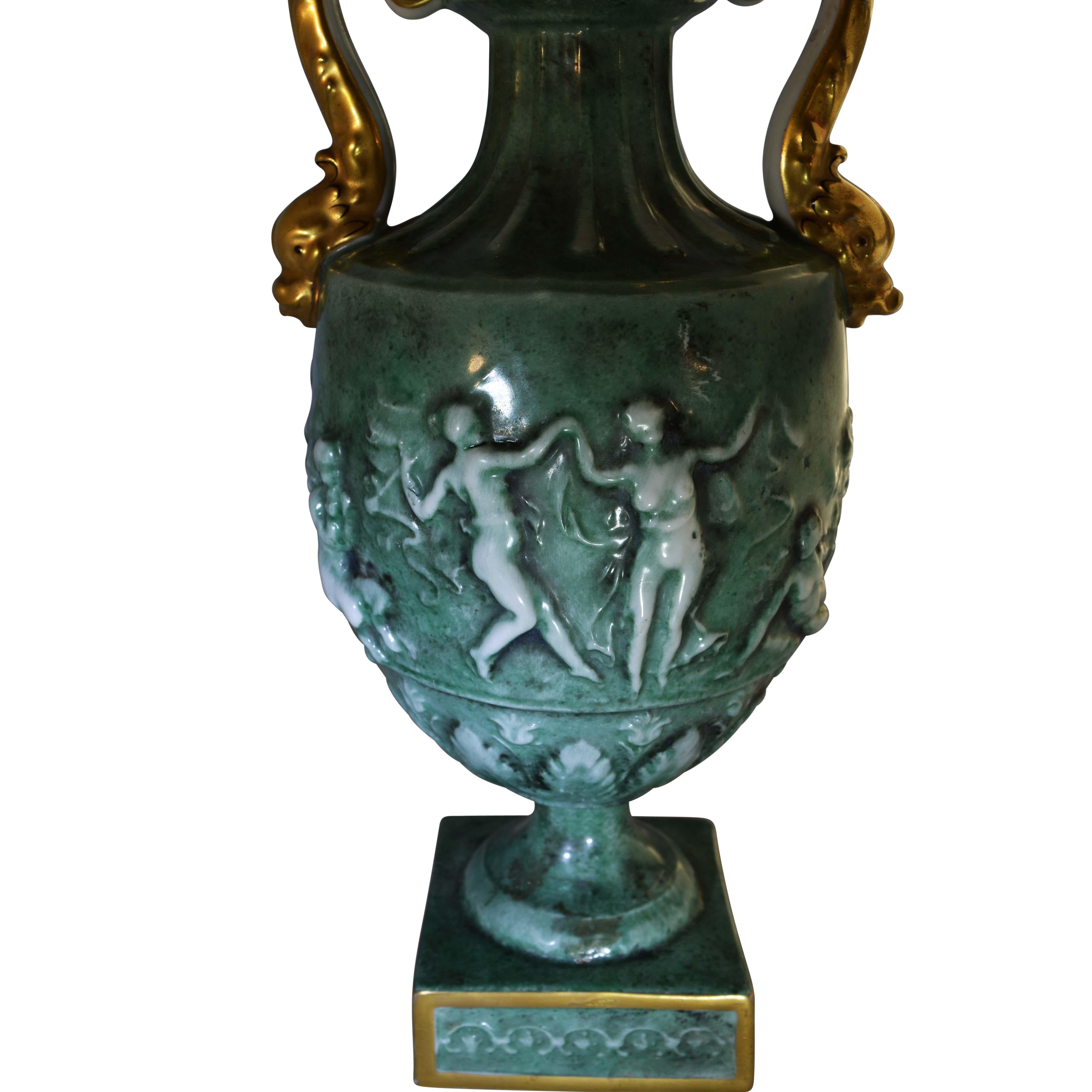 Mid-20th Century Vintage Von Schierholz Urns