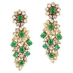 Emerald Dangle Earrings