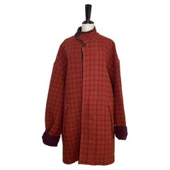 Vintage Voyage Abrigo a cuadros Unisex