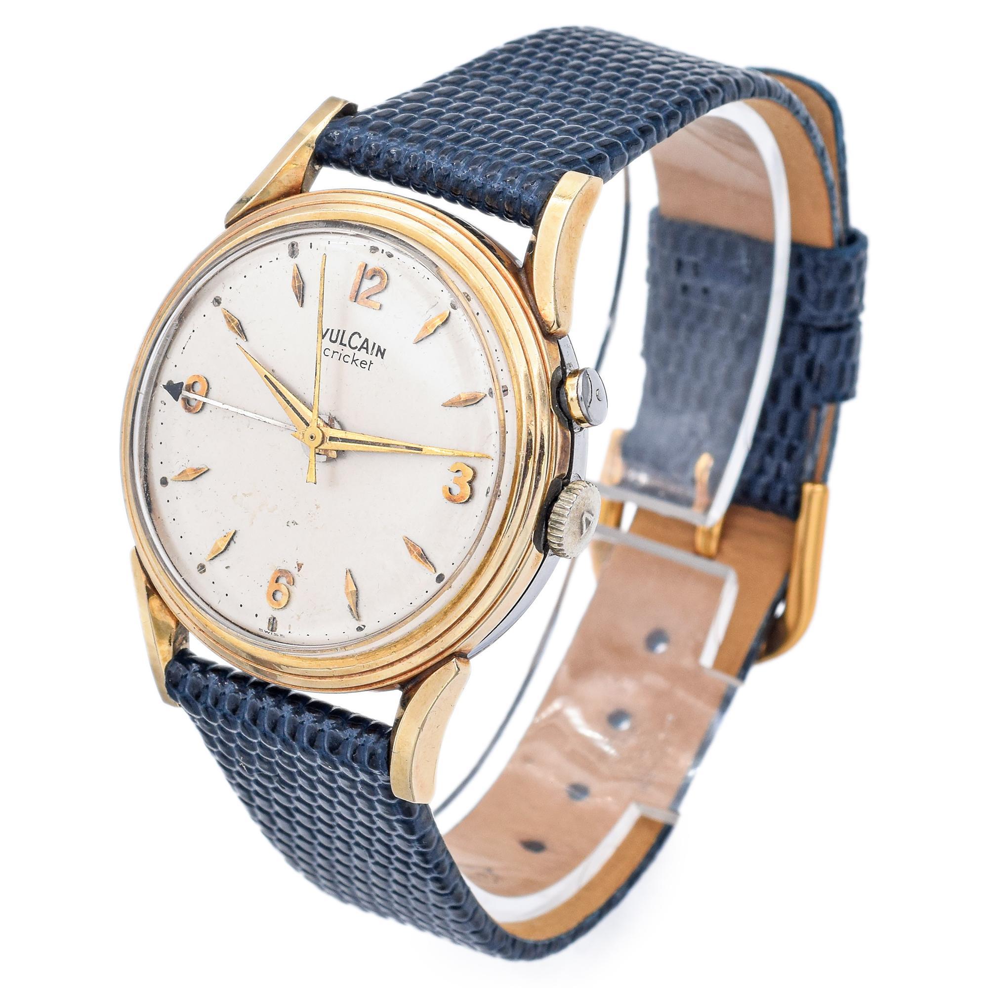 Poids : 42,7
Taille du boîtier : 33.5 mm
Longueur de la bande : 8 pouces
Poinçon : Logo Vulcain sur le cadran
Bracelet : Cuir véritable 18R

Note : Bon état, garde l'heure exacte. Quelques éraflures sur le cadran

ARTICLE #:BR-951-050523-18