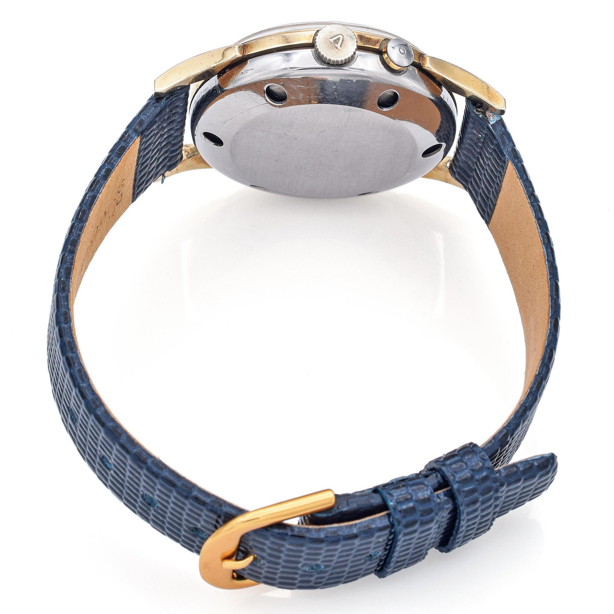 Vulcain Cricket Alarm Montre vintage à remontage manuel pour hommes 33,5 mm Pour hommes en vente