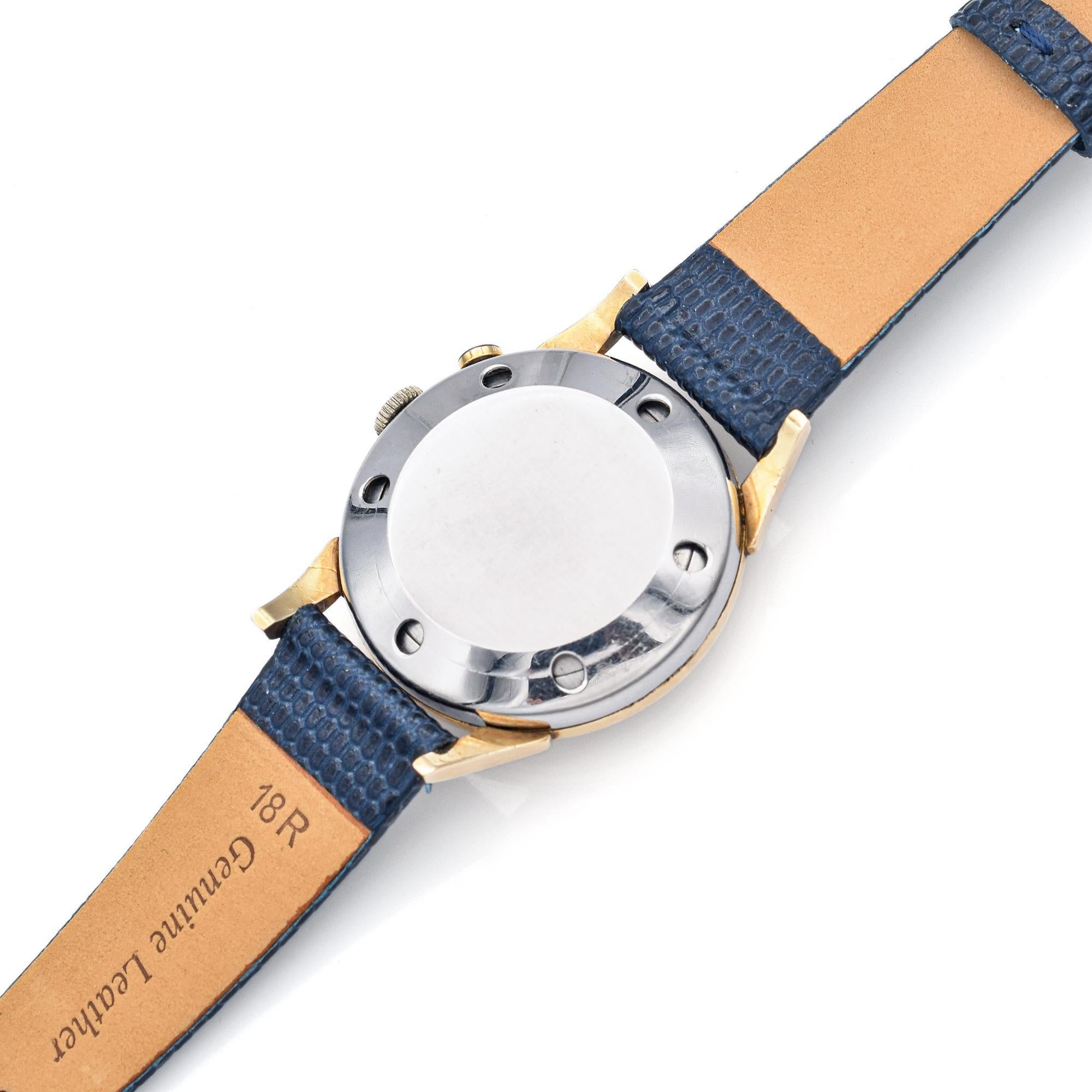 Vulcain Cricket Alarm Montre vintage à remontage manuel pour hommes 33,5 mm en vente 1