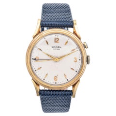 Vintage Vulcain Cricket Alarm Hand Wind Men's Watch 33.5 mm
