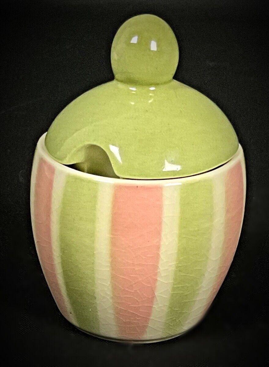Vintage W. Goebel Mustard Pot – Enameled & Crackled Glaze, West Germany - 2Y374 For Sale 1