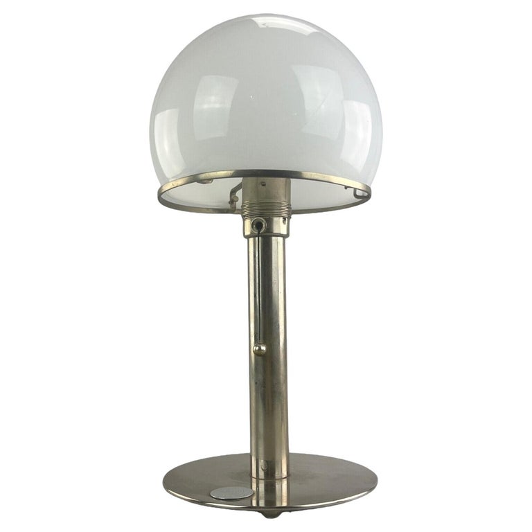 Vintage WA 24 Table Lamp by Wilhelm Wagenfeld for Tecnolumen Mushroom  Bauhaus For Sale at 1stDibs | william wagenfeld, table lamp, 1924. glass,  brass silver plated.