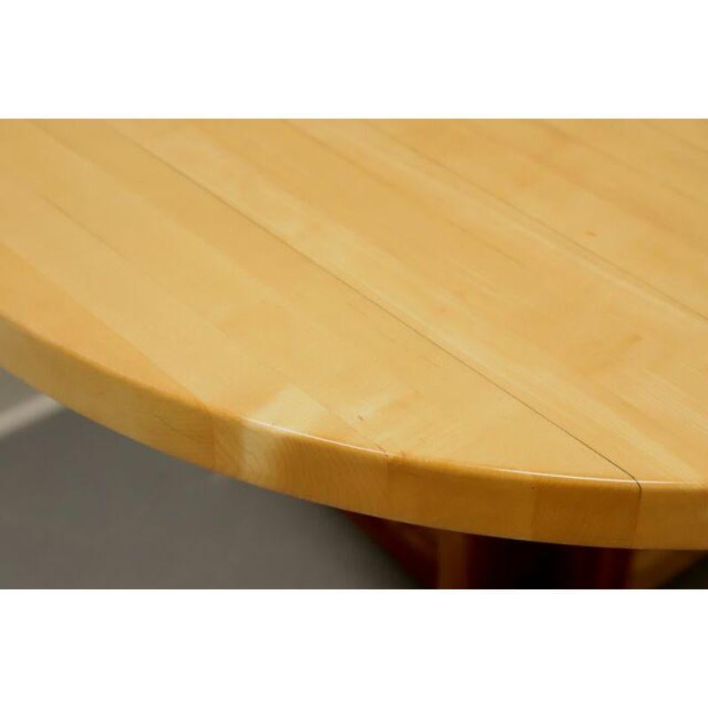 American WA MITCHELL of Maine Butcher Block Round Dining Table