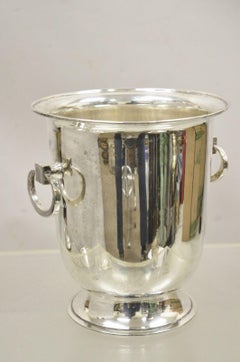 Vintage WA Modern Silver Plated Fluted Wine Chiller Champagne Ice Bucket