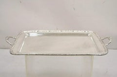 Vintage WA Rogers Victorian Rose 992 Silver Plated Serving Platter Tray