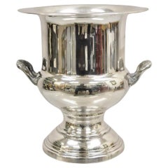 Vintage WA Rogers Copa trofeo victoriana de chapa de plata Cubitera enfriadora de champán