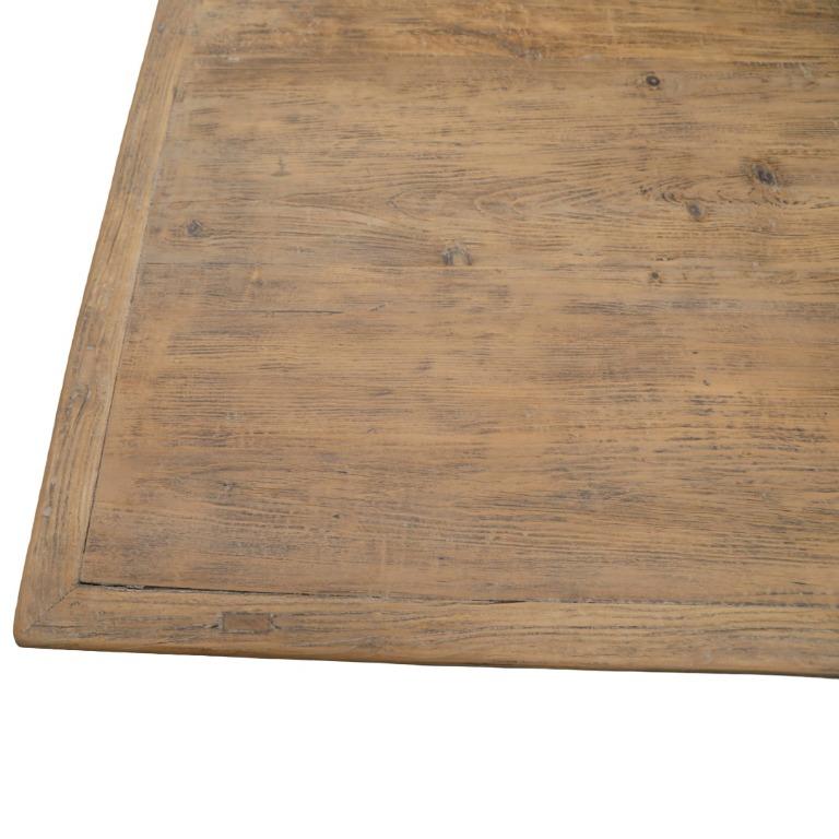 Vintage Wabi-Sabi Patinated Wood Couchtisch (Patiniert) im Angebot