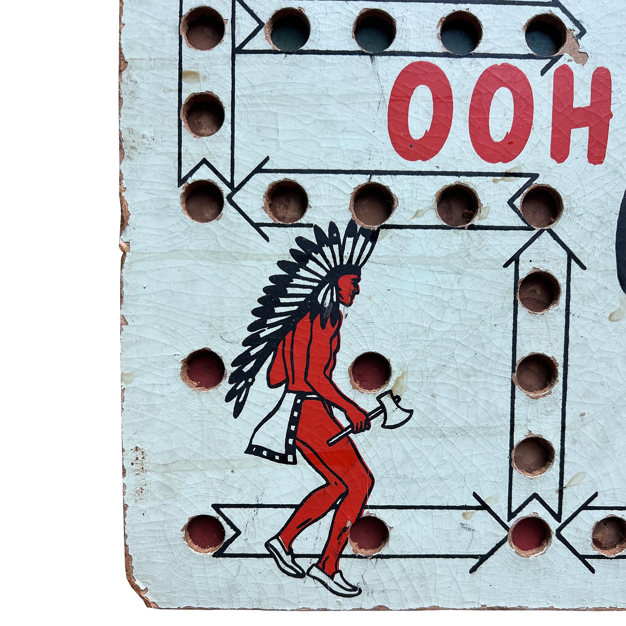Jeu de pachisi réversible et damier Vintage By - Mid-Century Folk Art Bon état - En vente à Oklahoma City, OK