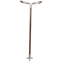Vintage Walking Cane with Folding Seat, England, 1960s Abercrombie And Fitch
