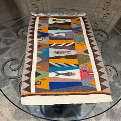 1960s Wall Art Hand-Woven Fish Tapestry Set