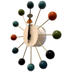 Vintage Wall Ball Clock Designed by George Nelson for Vitra