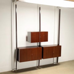 Vintage Wall Cabinet Beech Veneer, Italy, 1960s