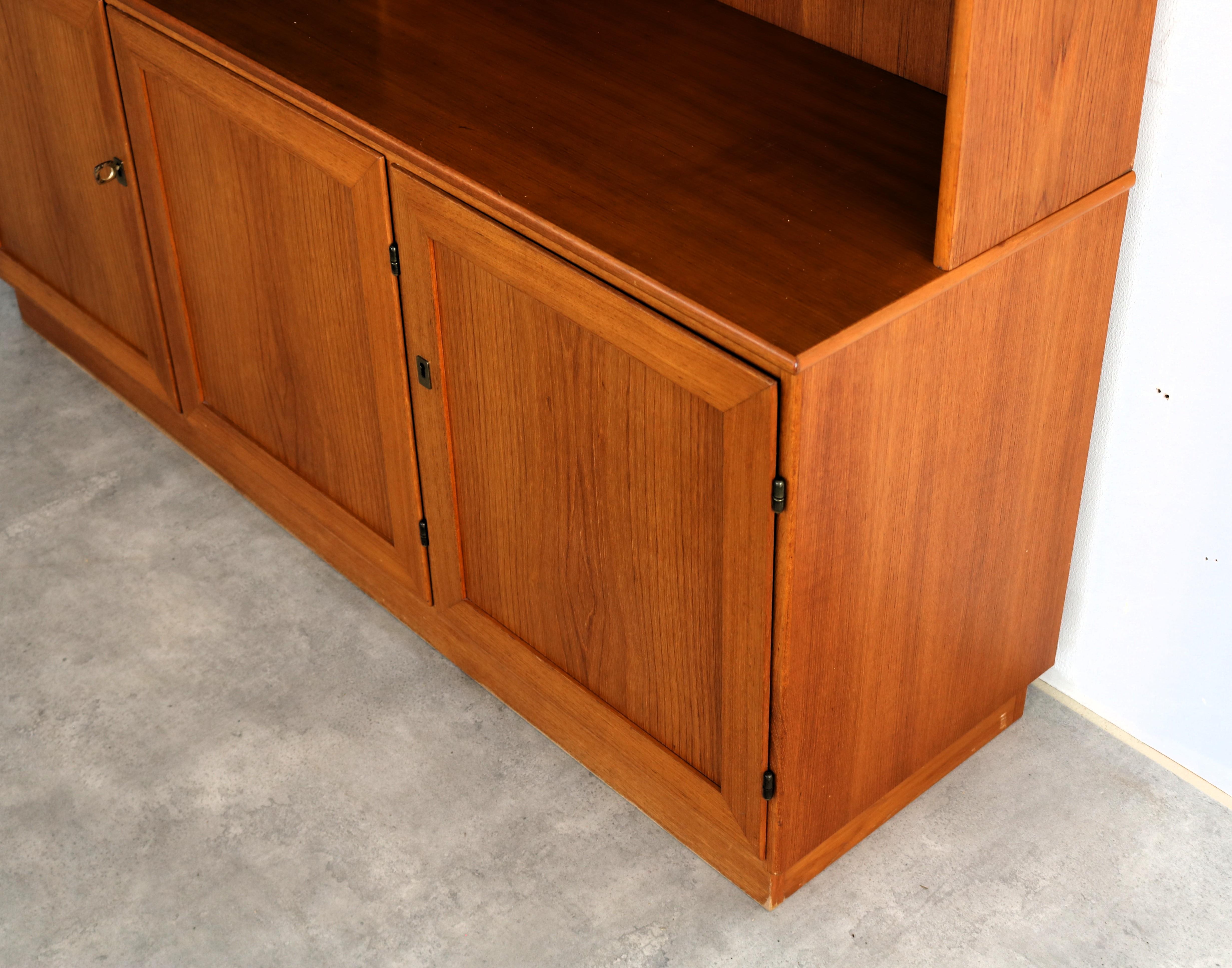 vintage wall cabinet  bookcase  1960s  Swedish For Sale 1