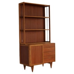 vintage wall cabinet  bookcase  60s  Sweden