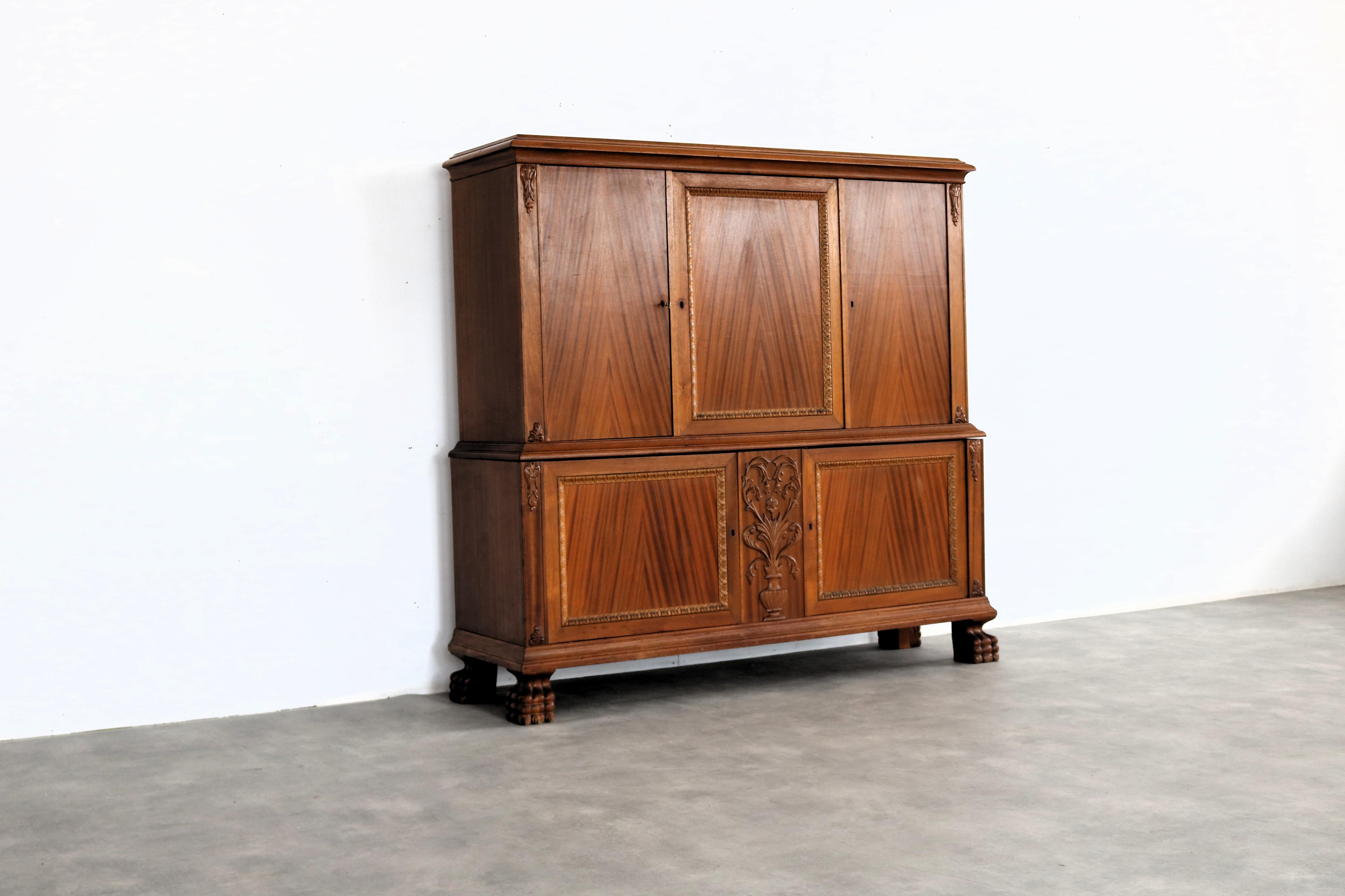 armario de pared vintage  highboard  1950s  Suecia Sueco en venta