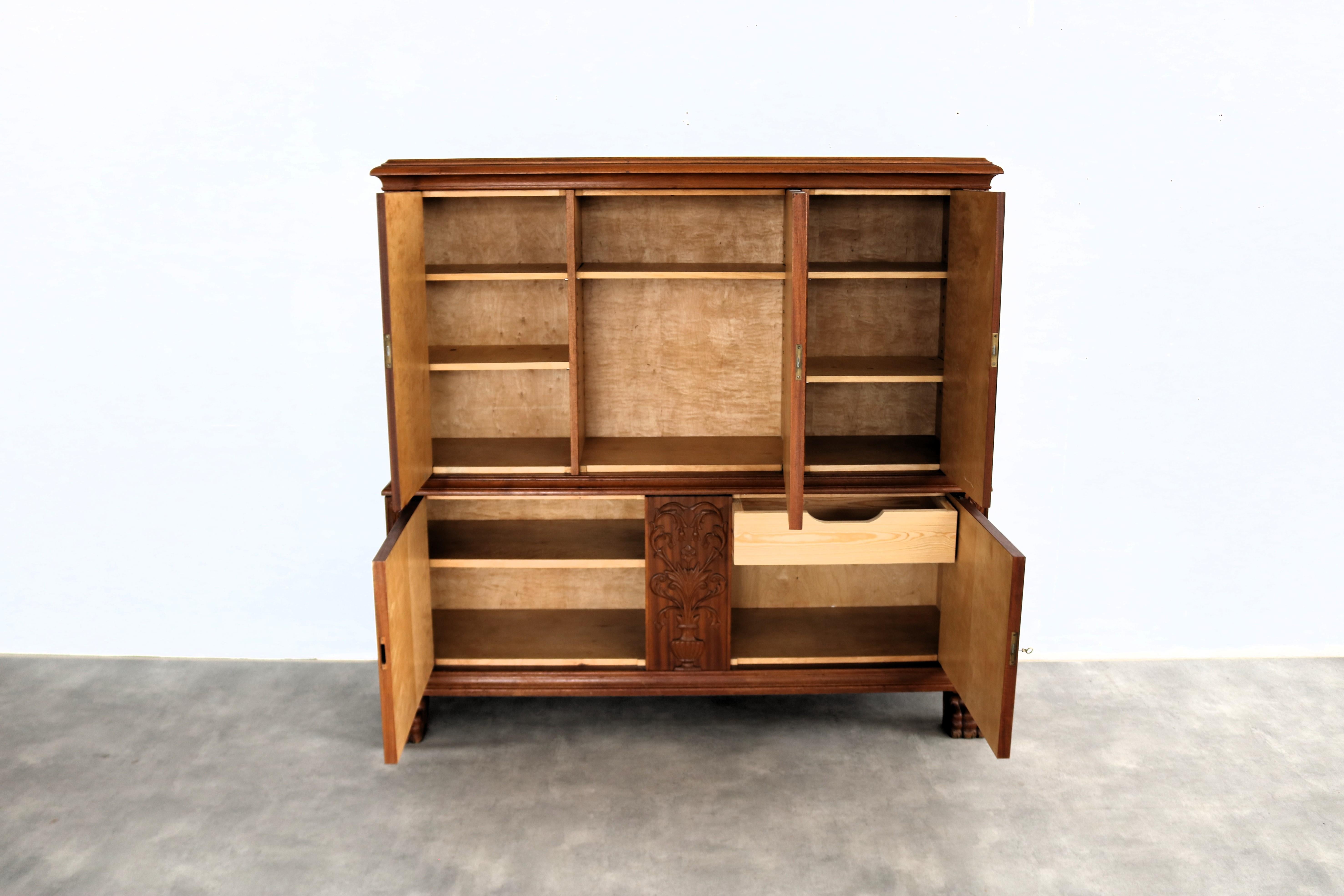 armario de pared vintage  highboard  1950s  Suecia en venta 2
