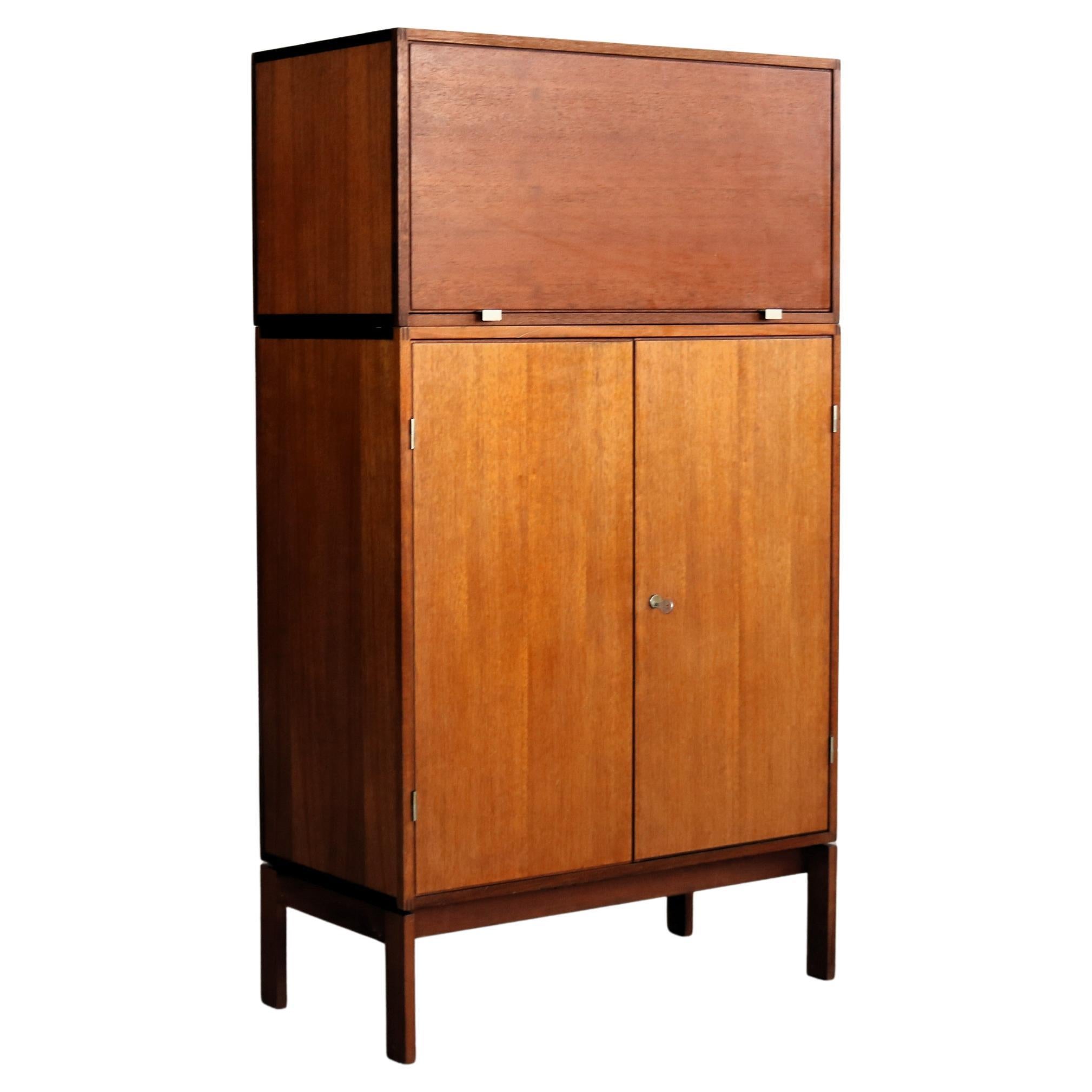 Vintage wall cabinet  office cabinet  1960s  Munch Mobler